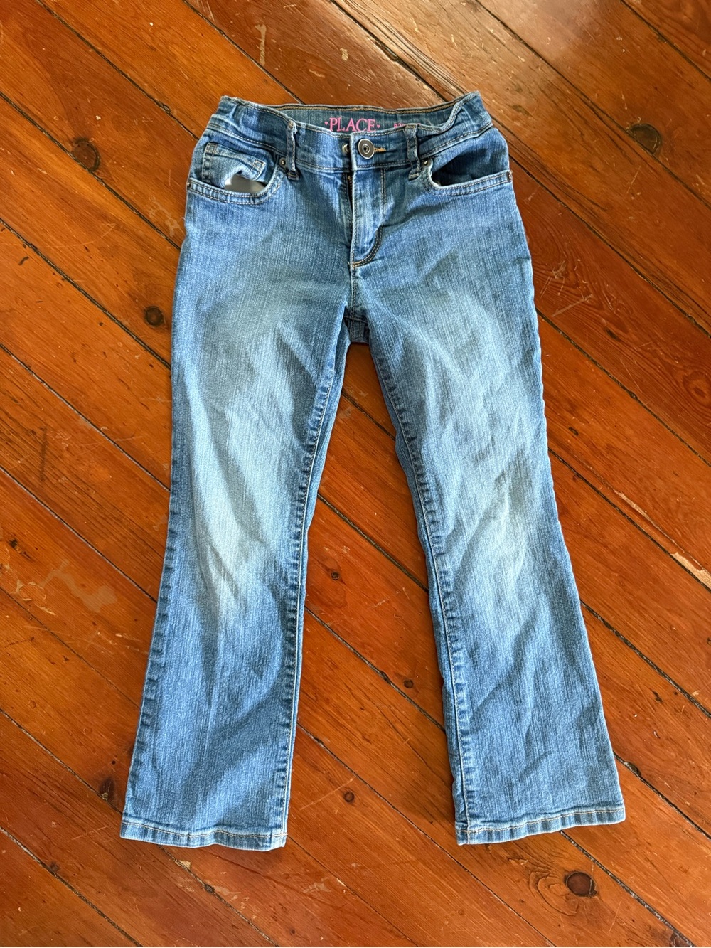 Place Girls' Light Blue Bootcut Jeans